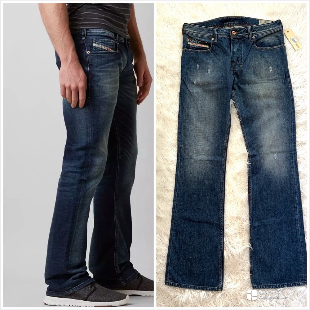 Diesel Zatiny Boot Stretch Jean NWT 30x32
